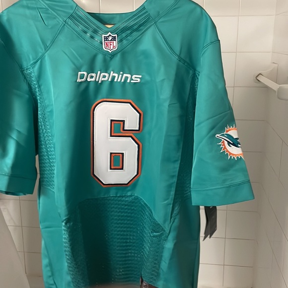 Nike NFL Jersey- Miami Dolphins -Cutler #6-Size 48 EUC,New W/Tags.Durable fabric - Picture 8 of 10